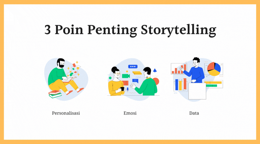 3 poin penting storytelling