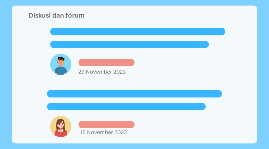Update markup profil dan diskusi forum: tampilan diskusi pada SERP
