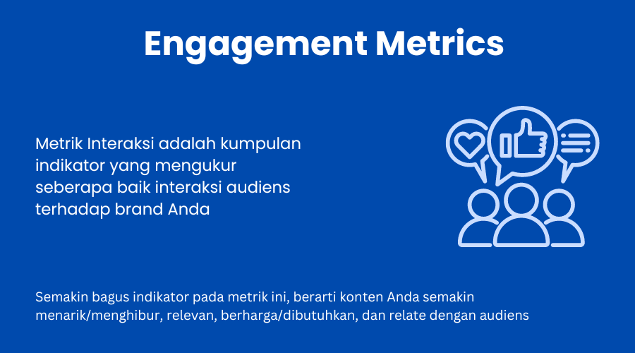 Metriks interaksi - engagement metrics
