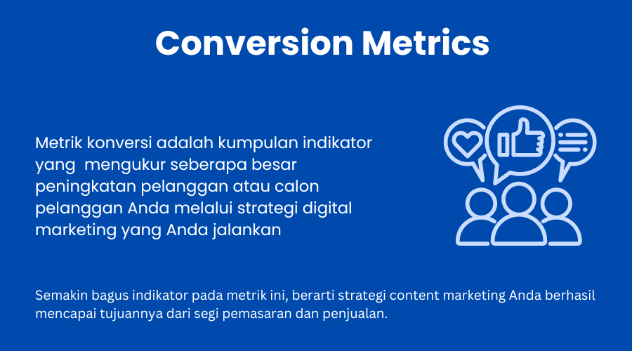 content marketing metrics - conversion