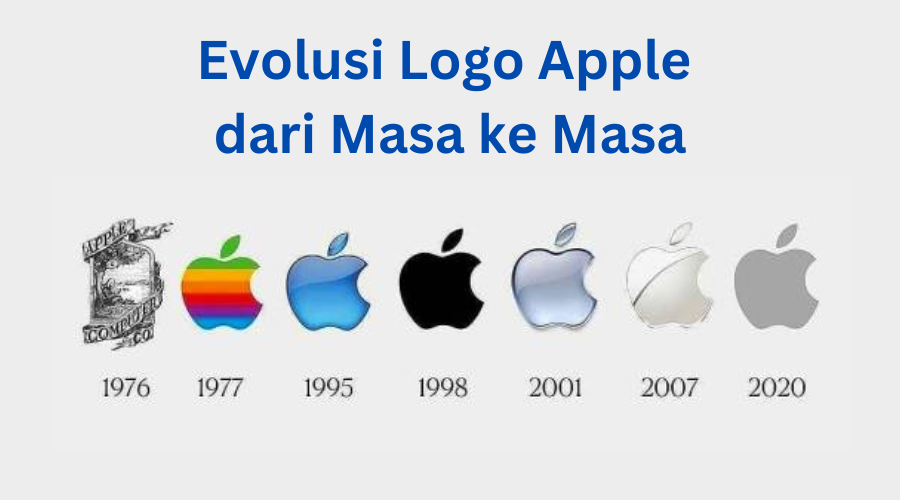 Evolusi  logo Apple dari masa ke masa